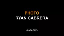 Ryan Cabrera - Photo